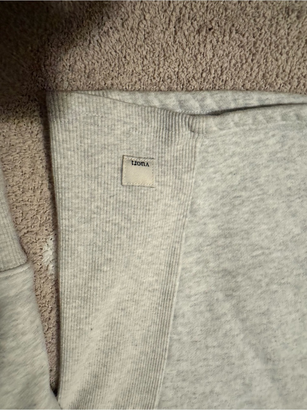 Vuori women’s Light Gray Crewneck Sweatshirt - Picture 2 of 3